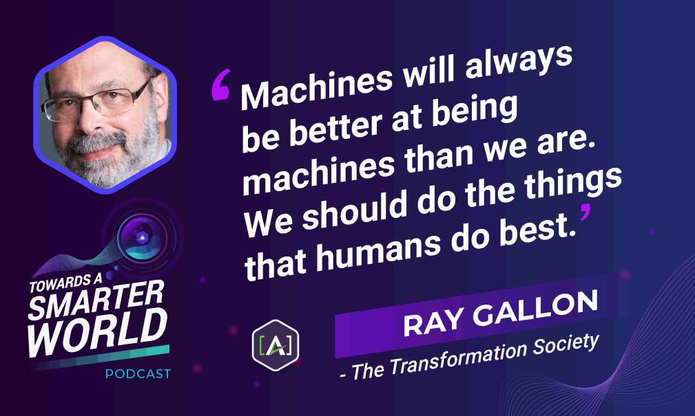 Machines will always be better at being machines than we are. We should do the things that humans do best.